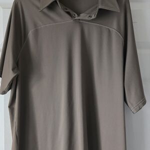 QED London Gray Polo Shirt with Breathable Design